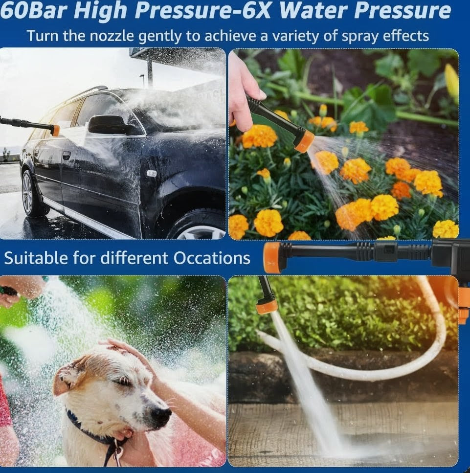 High-Pressure Wireless Car Washer Gun