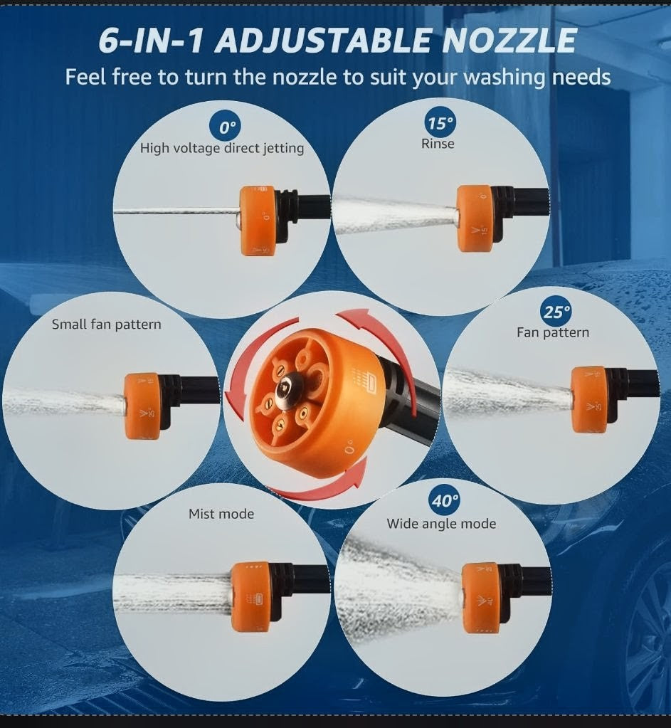High-Pressure Wireless Car Washer Gun